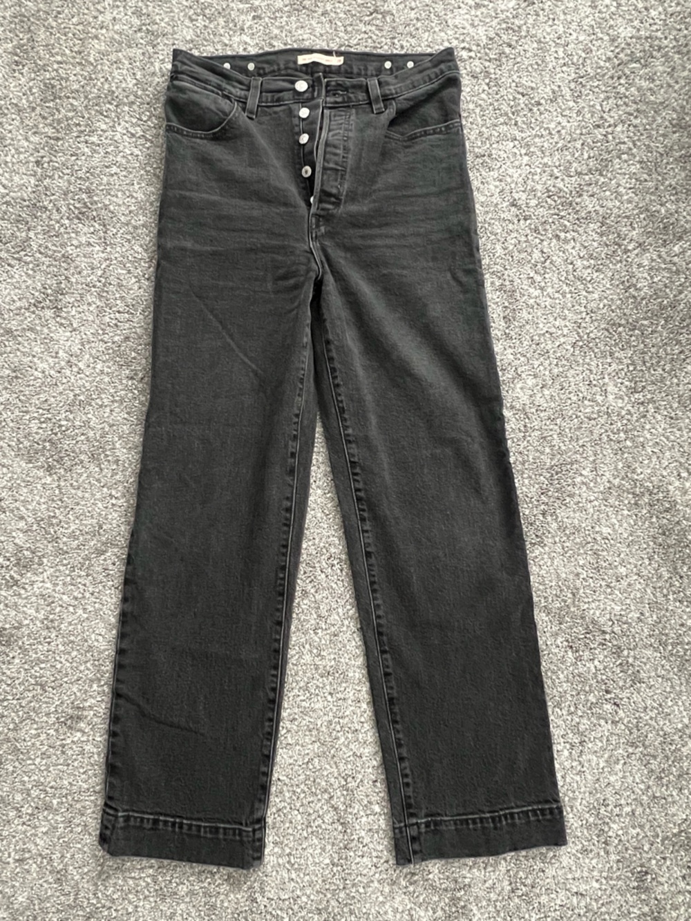 Levi’s  Ribcage High-Rise Straight Leg Women’s Jeans - Black